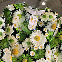 Дитячий реглан ромашки біло-салатові Five Stars 10921-140p, фото 4