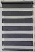 Рулонная штора День-ночь ВН 81-21 Графит
