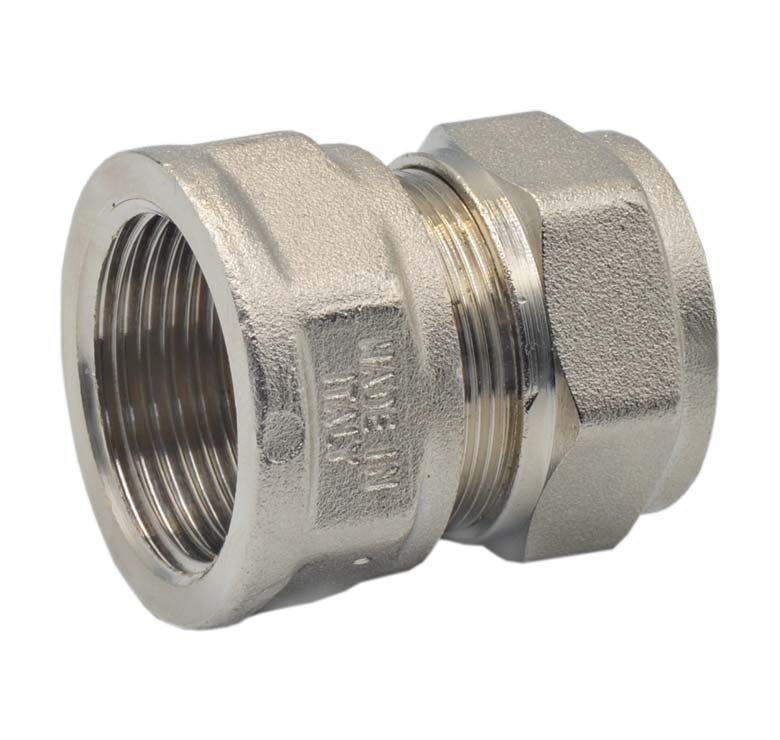 Муфта обтискна перехідна Bonomi DN 32x1"(ВР) для металопластикових труб (Італія) 39023208, фото 1