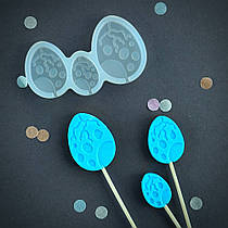 Силіконовий молд для льодяників "Яйця динозаврів"