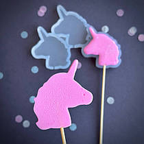 Силіконовий молд для ліденців "Єдинорожки"