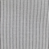 Сорочкова бавовняна смужка сіро-біла1*1,5мм, фото 2