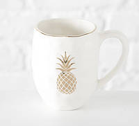 Кухоль білий кераміка h13см 600мл Гранд Презент 1013270