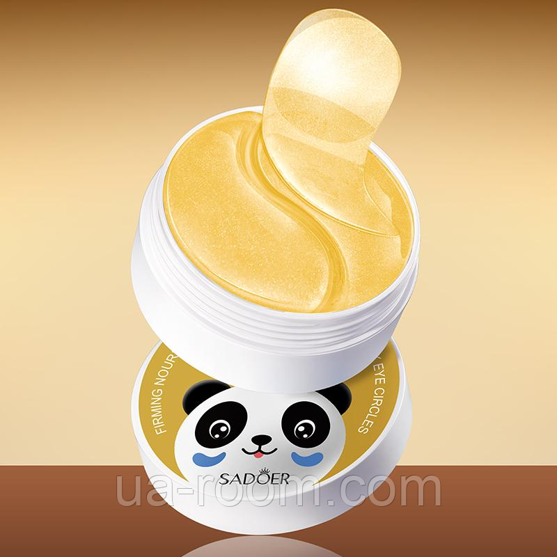 Гидрогелевые патчи под глаза с муцином улитки Sadoer Golden Snail Eye Gel Mask, 60 шт.