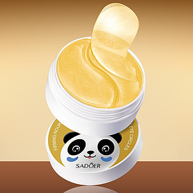 Гидрогелевые патчи под глаза с муцином улитки Sadoer Golden Snail Eye Gel Mask, 60 шт.