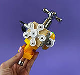 Бізіборд бізікуб міні дерев’яний Логічна гра-бізіборд C 64877 куб, 6 міні-ігор, в коробці, фото 5