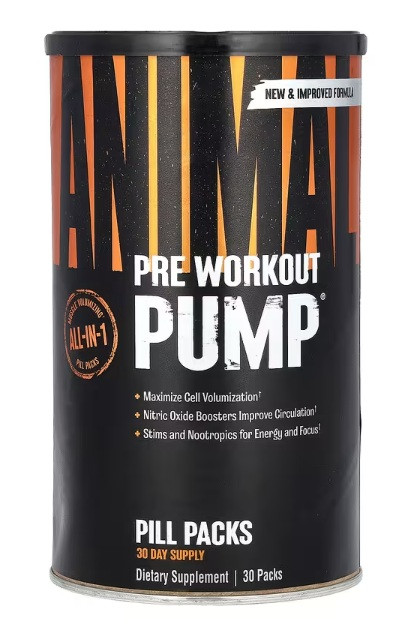 Анімал Памп юніверсал Universal Nutrition Animal Pump 30 пакетів
