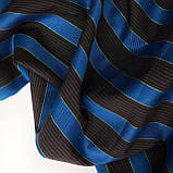 Котон з натуральним шовком морська хвиля з коричневим смужка 12*16мм, фото 9