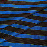 Котон з натуральним шовком морська хвиля з коричневим смужка 12*16мм, фото 5