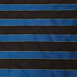 Котон з натуральним шовком морська хвиля з коричневим смужка 12*16мм, фото 2