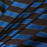 Котон з натуральним шовком морська хвиля з коричневим смужка 12*16мм, фото 8