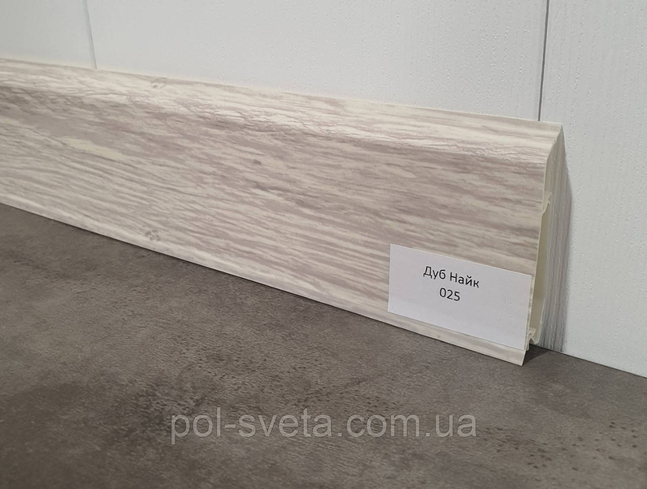 Плінтус ПВХ Grun Holz 20x70x2500 мм, Дуб Найк 025, фото 1
