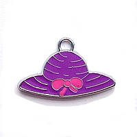 Підвіска з емаллю Капелюшок (2,6*1,6 см)