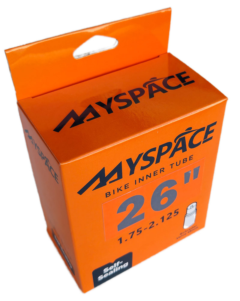 Камера антипрокольна Myspace 26 x 1,75 / 2,125 AV (48 мм) з гелем-герметиком, фото 1