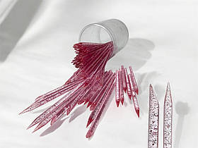 Пластикові палички для манікюру манікюрні палички для відсування кутикули багаторазові 100шт