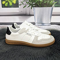 Кросівки-кеди жіночі Gipanis білі з сірим еко-шкіра 4802, фото 4