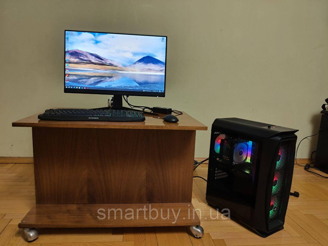 Ігровий ПК RTX 3060TI Ryzen 5 5600G 32GB DRAM 5TB Storage + Монітор MSI G241 144Hz IPS