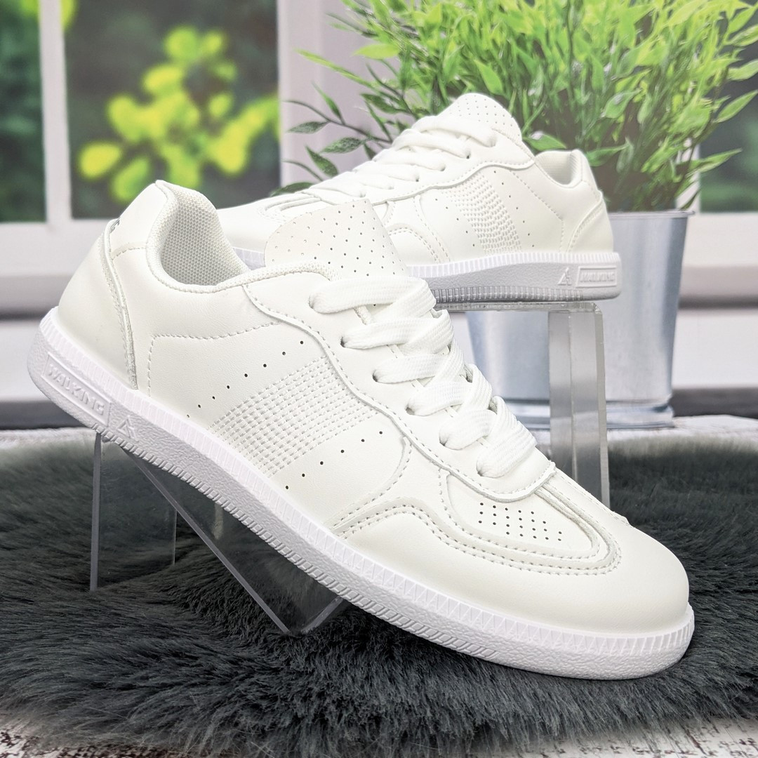 Кросівки-кеди жіночі Gipanis білі еко-шкіра 4804