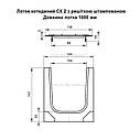 Лоток бетонний ЛВ 10.14.16 + оцинкованна решітка клас В, фото 3