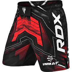 Шорти MMA SHORTS IMMAF-1-RED-L