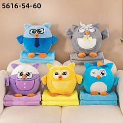 Іграшка плед 3 в 1 (плед-подушка-іграшка) розмір пледа 120х160