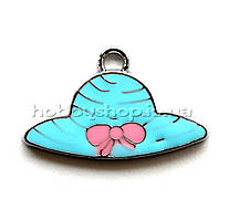Підвіска з емаллю Капелюшок (2,6*1,6 см)