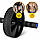 Ролик (гімнастичне колесо) для преса 4FIZJO Ab Wheel Black/Blue (P-5907739314857), фото 4