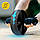 Ролик (гімнастичне колесо) для преса 4FIZJO Ab Wheel Black/Blue (P-5907739314857), фото 6