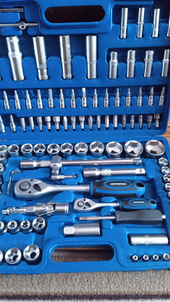 Професійний набір інструментів 108 шт. BENSON B10410 набір інстурменту в кейсі на 108 елементів для дому - фото покупців 5