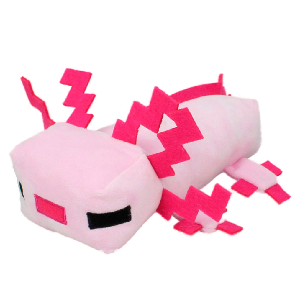 Іграшка м`яка Аксолотль рожева Minecraft Майнкрафт Україна 26см (00663-98), фото 1