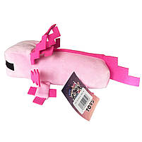 Іграшка м`яка Аксолотль рожева Minecraft Майнкрафт Україна 26см (00663-98), фото 2