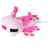 Іграшка м`яка Аксолотль рожева Minecraft Майнкрафт Україна 26см (00663-98), фото 3