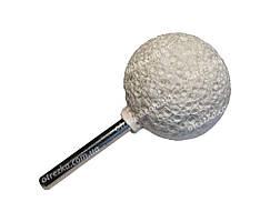 Камінь шліфувальний форма сфера "черепашник" 40х40х6 мм.