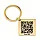 Сріблястий Брелок з QR-кодом, фото 3