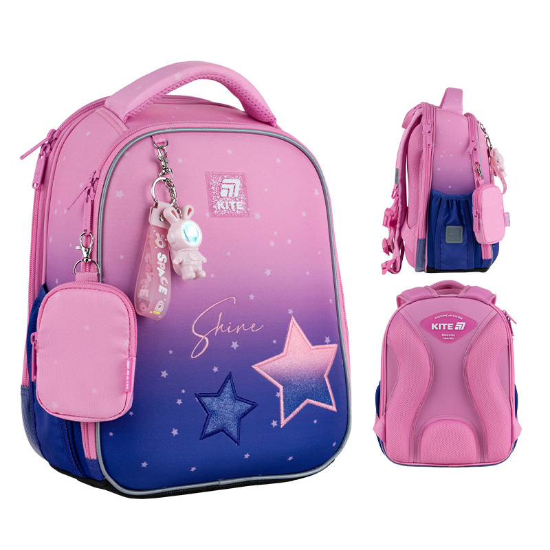 Рюкзак Kite Education каркасний 555S-9 Sparkling, 36.5х27х15.5 см, 14 л, 115-130 см