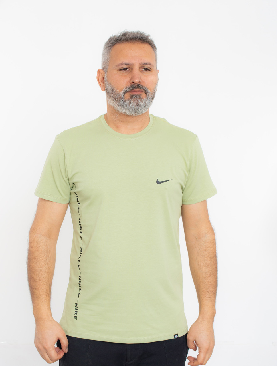 Чоловіча футболка Nike LM-2505  св.оливка