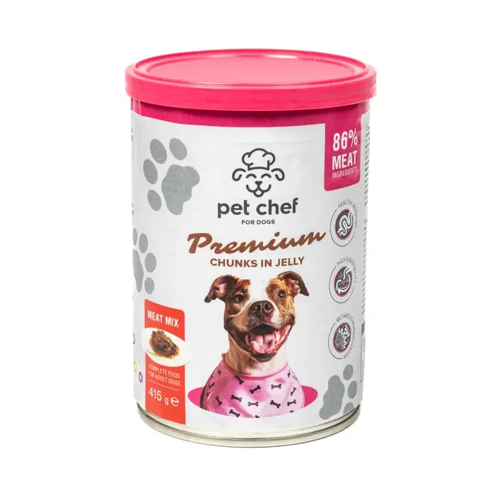 Pet Chef консерва для собак 415 г ( асорті)