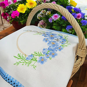 Великодній рушник "Вербові котики" 70×32 см