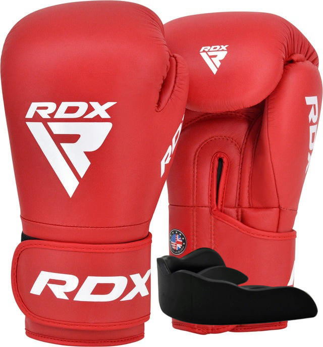 Боксерські рукавиці RDX AS1 RED-12 унцій (капа в комплекті)