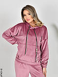 7401-8 Спортивный костюм женский велюр норма (3 ед: 42,44,46), фото 2
