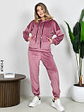 7401-8 Спортивный костюм женский велюр норма (3 ед: 42,44,46), фото 4
