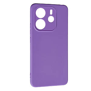Силіконовий чохол Slim 1.2 mm для Xiaomi Redmi Note 14 (4G) (Global) Violet