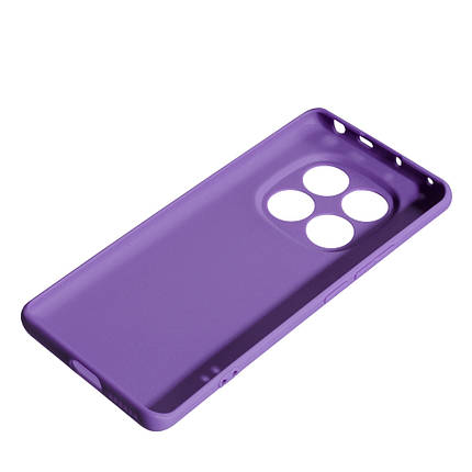 Силіконовий чохол SMTT для Xiaomi Redmi Note 14 Pro (4G) Violet, фото 2