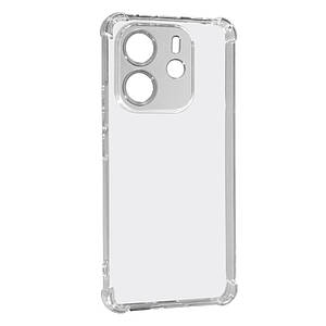 Силіконовий чохол Shock proof для Xiaomi Redmi Note 14 (4G) (Global) Transparent