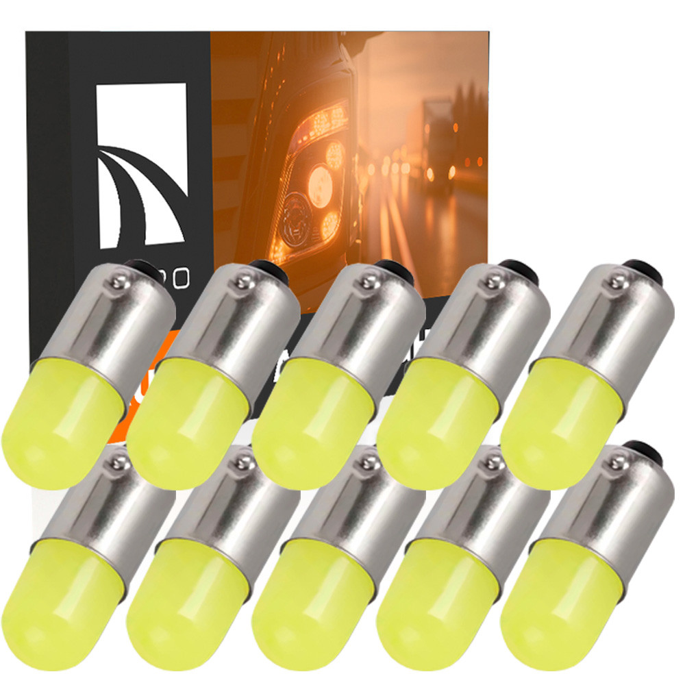 Комплект світлодіодних ламп для вантажівок NAPO TRUCK BA9S-3D T4W Ba9s колір світіння білий 10 шт, фото 1