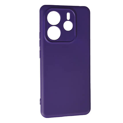Силіконовий чохол Case SMTT (AA) для Xiaomi Redmi Note 14 (5G) Dark Violet, фото 1