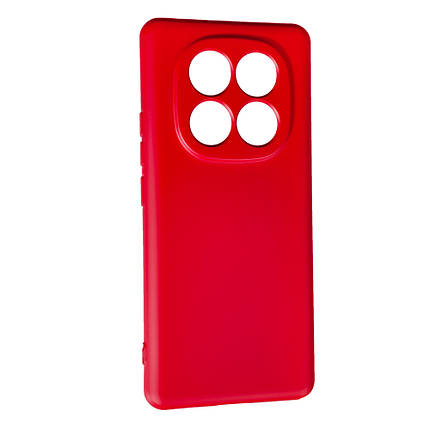 Силіконовий чохол Case SMTT (AA) для Xiaomi Redmi Note 14 Pro (5G)/Poco X7 Red, фото 1