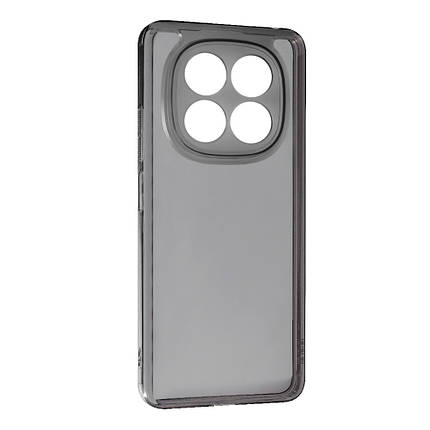 Силіконовий чохол Space Grey для Xiaomi Redmi Note 14 Pro Plus (5G) Transparent, фото 1