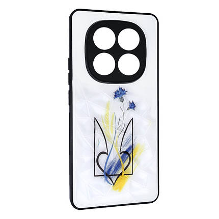 Чехол Prisma UA для Xiaomi Redmi Note 14 Pro Plus (5G) Ukraine with flowers, фото 1