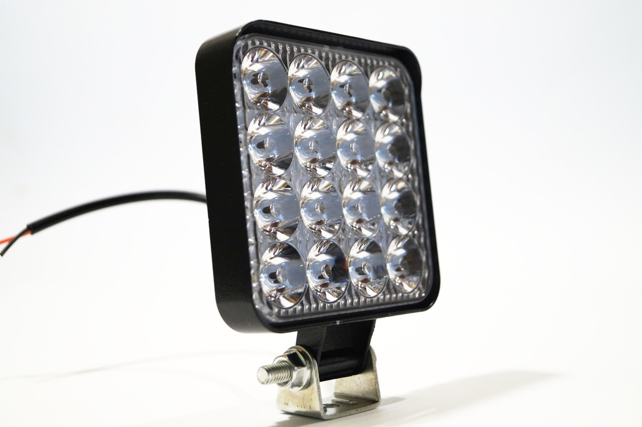 Фара LED квадратна 48W 6000K (16 діодв) (8.5 см х 8.5 см х 1.5 см) Mini, фото 1